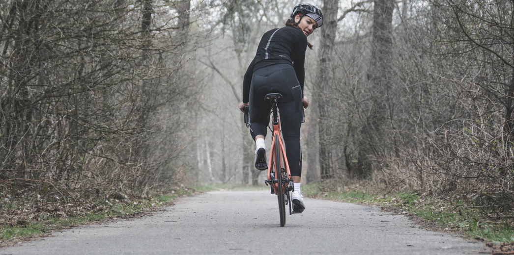 woman cycling